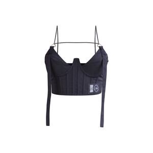 PLT Shape Black Buckle Detail Cargo Corset